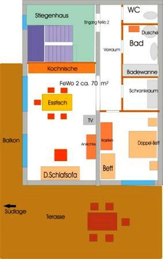 דירות גולס Ferienhof Weingut Lunzer מראה חיצוני תמונה